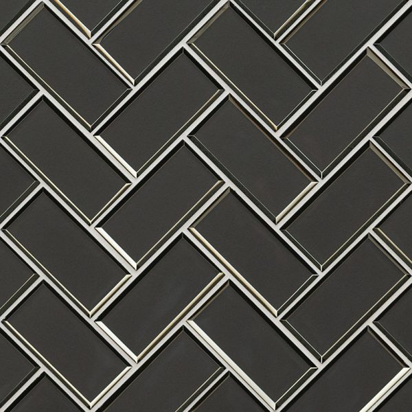 MSI Metallic Gray Bevel Herringbone
