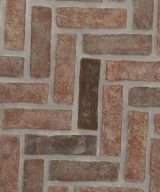 MSI BrickStaks® Noble Red Clay Brick Herringbone