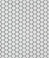 MSI Penny Round Bianco 6mm Matte