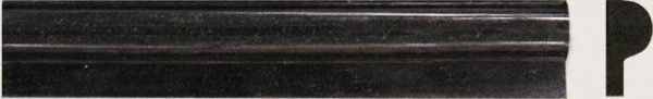 MSI Premium Black 1x2x12 Polished Rail Molding