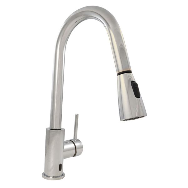 MSI - Touch-less Infrared Sensor Kitchen Faucet - 811 Chrome Single Hole or Three Hole