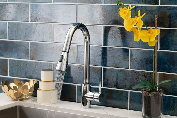 MSI - Touch-less Infrared Sensor Kitchen Faucet - 811 Chrome Single Hole or Three Hole