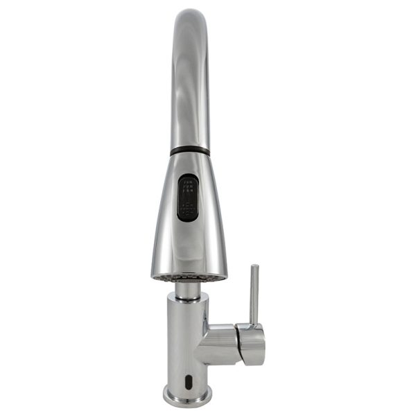 MSI - Touch-less Infrared Sensor Kitchen Faucet - 811 Chrome Single Hole or Three Hole