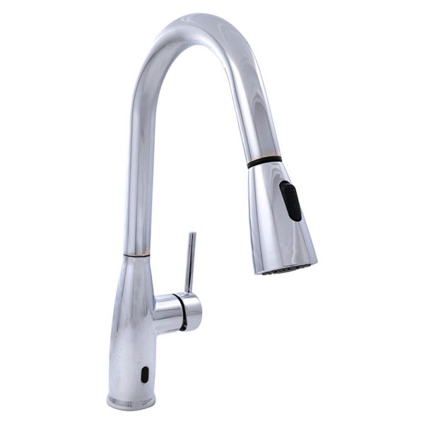 MSI - Touch-less Infrared Sensor Kitchen Faucet - 812 Chrome Single Hole or Three Hole