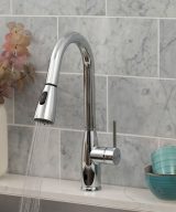 MSI - Touch-less Infrared Sensor Kitchen Faucet - 812 Chrome Single Hole or Three Hole