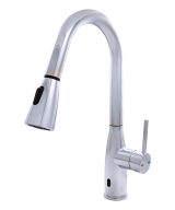 MSI - Touch-less Infrared Sensor Kitchen Faucet - 812 Chrome Single Hole or Three Hole