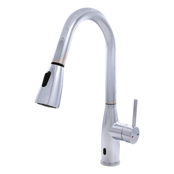 MSI - Touch-less Infrared Sensor Kitchen Faucet - 812 Chrome Single Hole or Three Hole