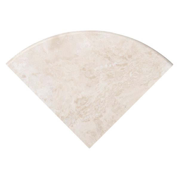 MSI Tuscany Ivory 9" Radius Cornershelf Polished
