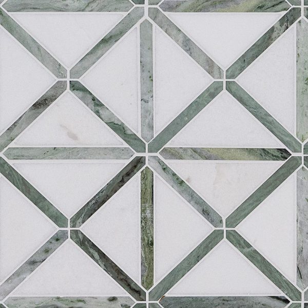 MSI Verdant Green Geometrica Pattern Pol