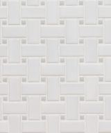 MSI White and Gray Matte Basketweave 6mm