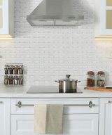 MSI White and Gray Matte Basketweave 6mm