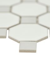 MSI White and Gray Matte Octagon 6mm