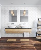 MSI Subway Tile White Glossy 3x6 Inverted Beveled