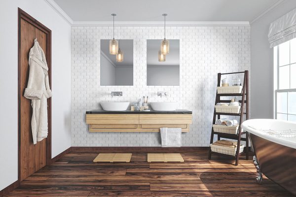 MSI Subway Tile White Glossy 3x6 Inverted Beveled