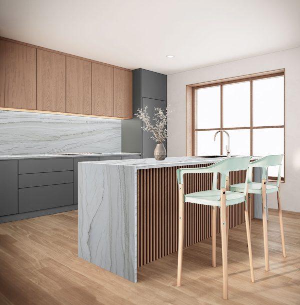 MSI Quartzite Countertops - White Macaubas