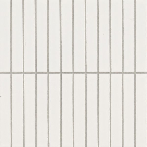 MSI White Matte 1x6 Stack Pattern