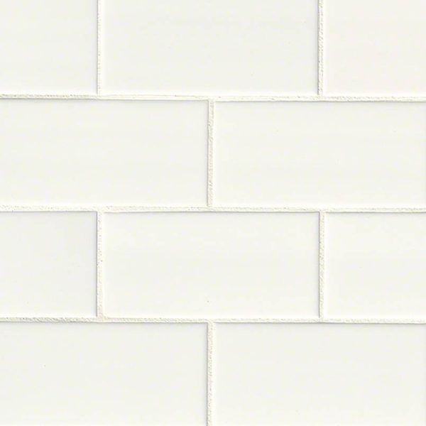 MSI White Subway Tile 3x6