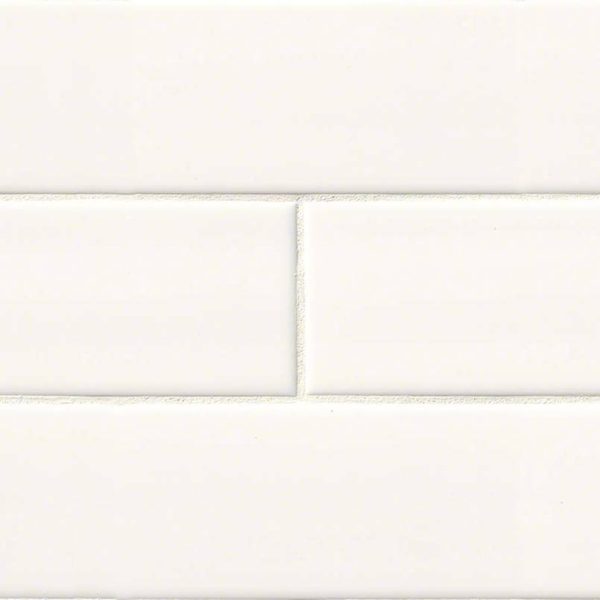 MSI White Subway Tile 4x16