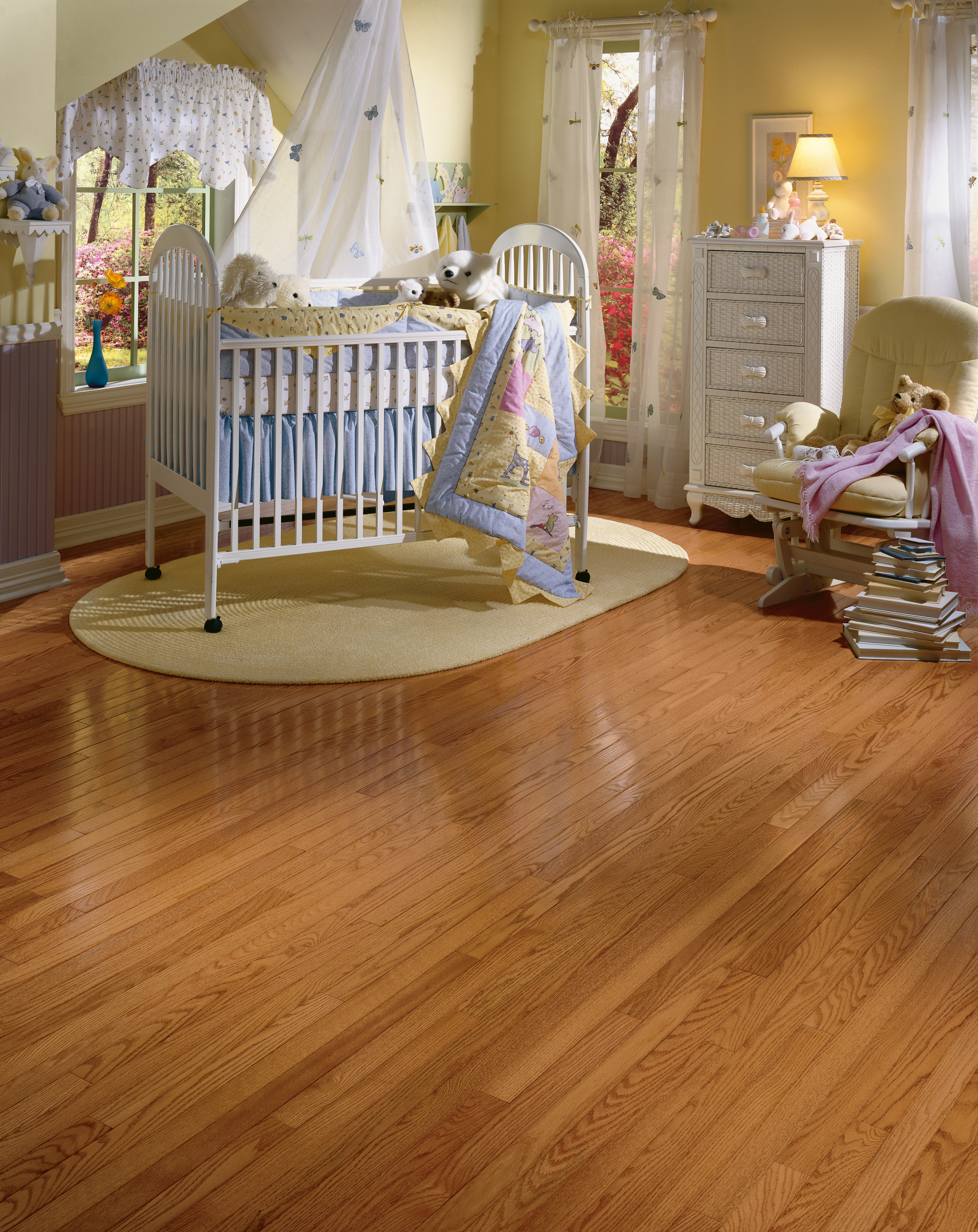 Bruce Manchester - Butterscotch Oak 2-1/4 in 3/4" High Gloss
