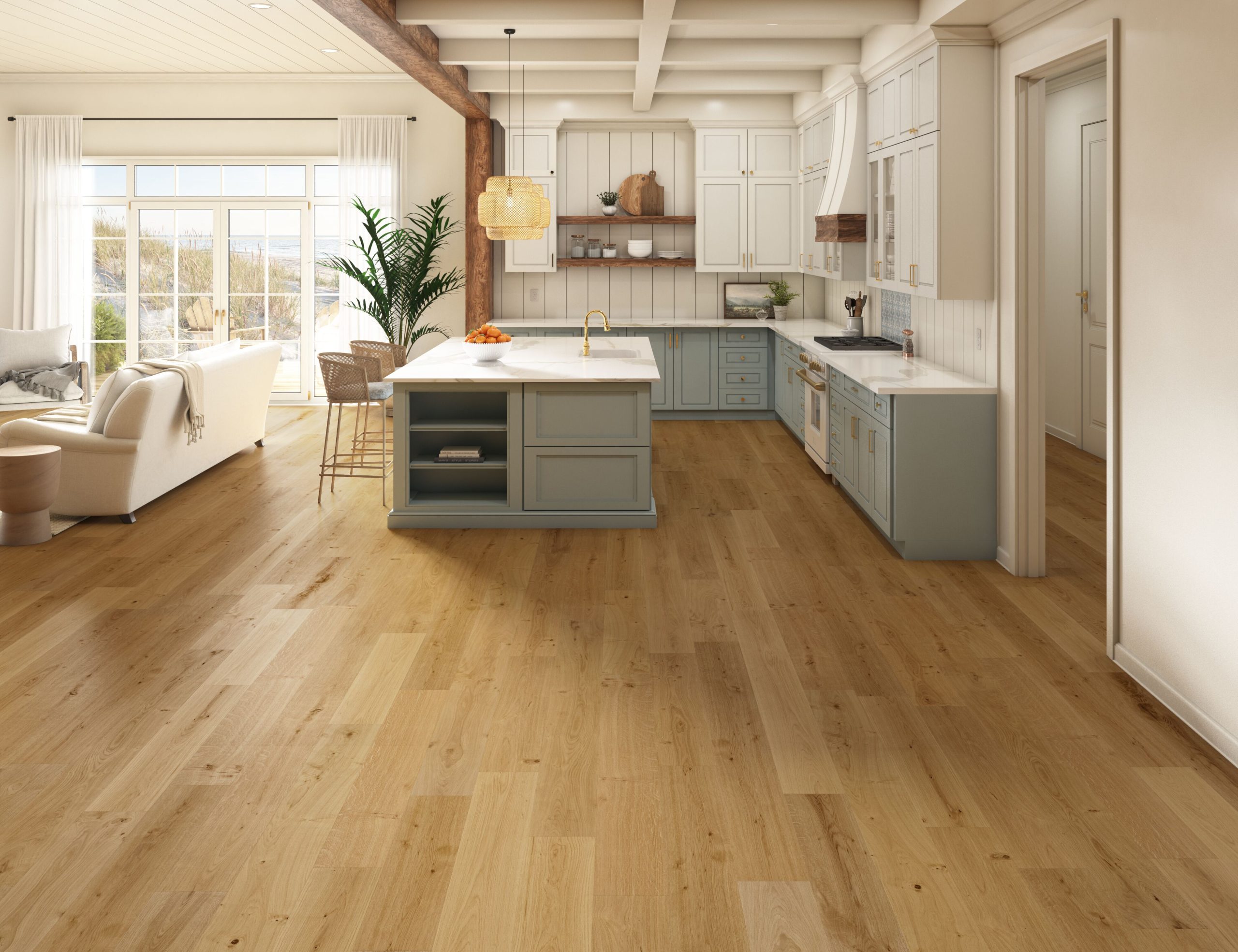 Robbins Coastside - Moonlight Beach 7-1/2 in Wide 5/8 in Thick (White Oak)