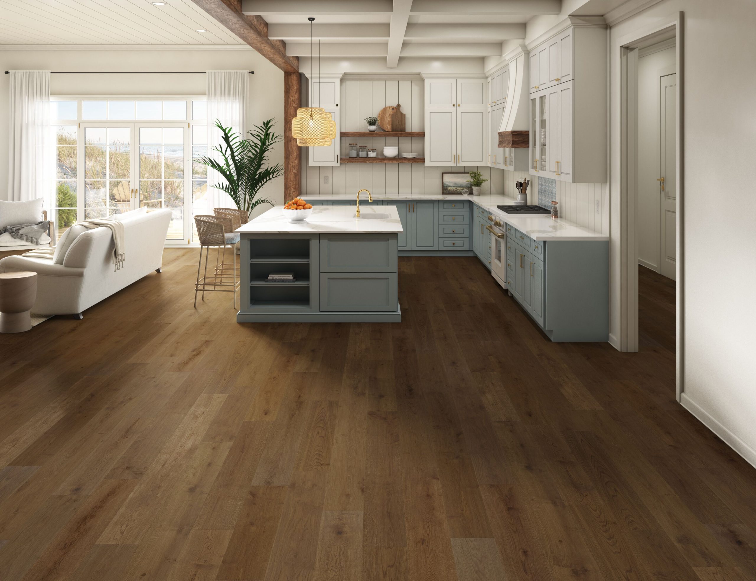 Robbins Coastside - Mission Beach 7-1/2 in Wide 5/8 in Thick (White Oak)