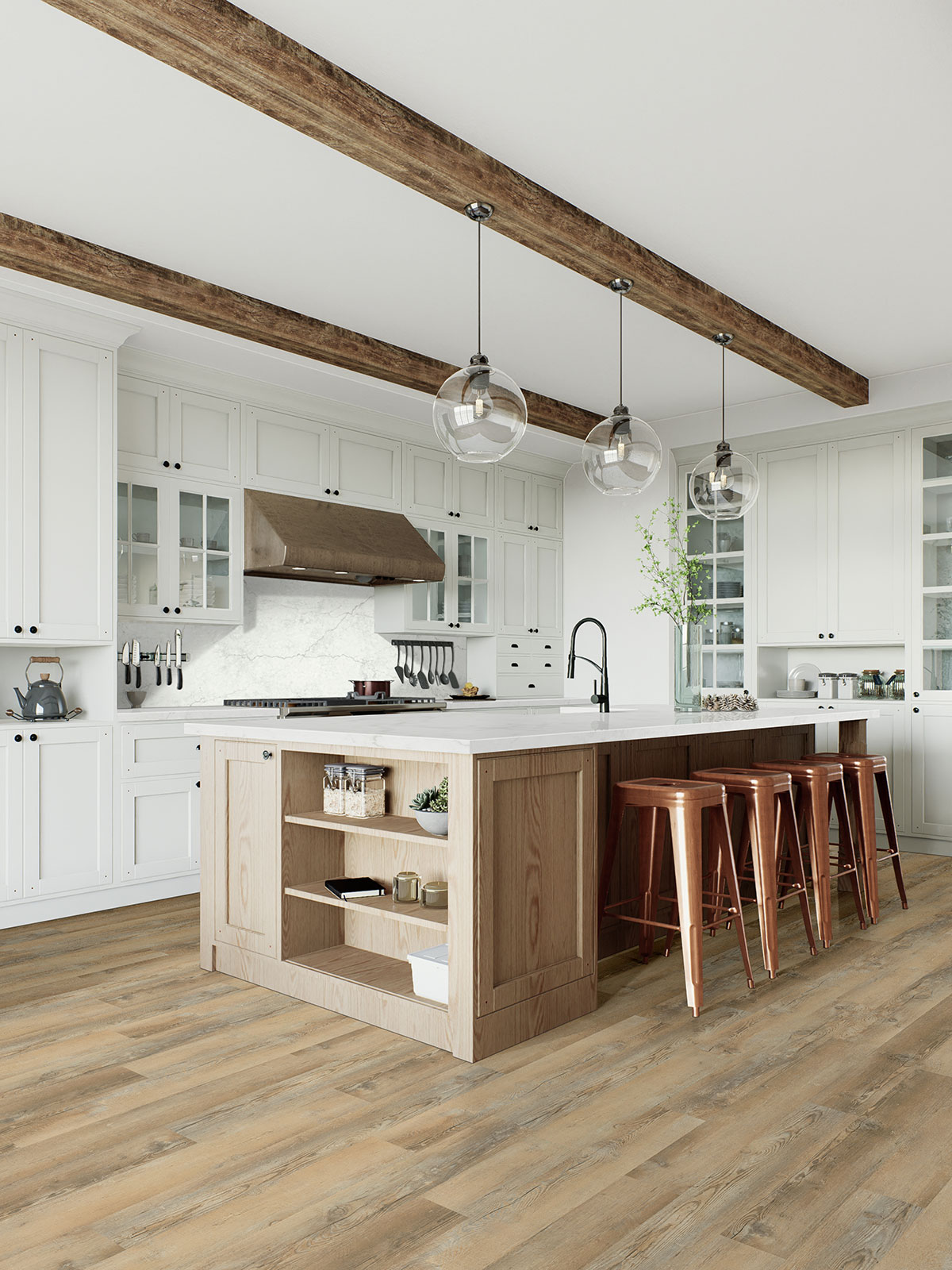 MSI Katavia - Lime Washed Oak 6 mil 6 in x 48 in