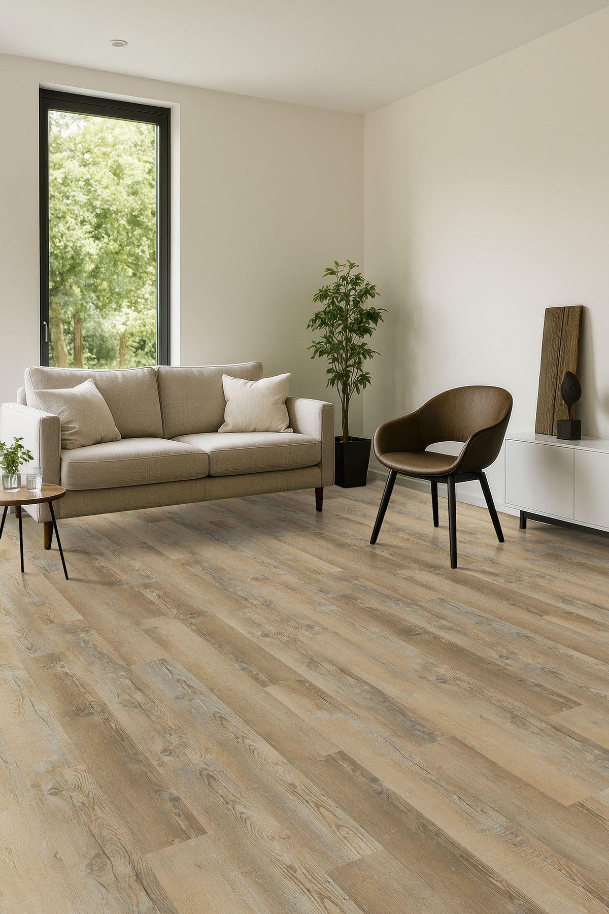 MSI Katavia - Lime Washed Oak 6 mil 6 in x 48 in