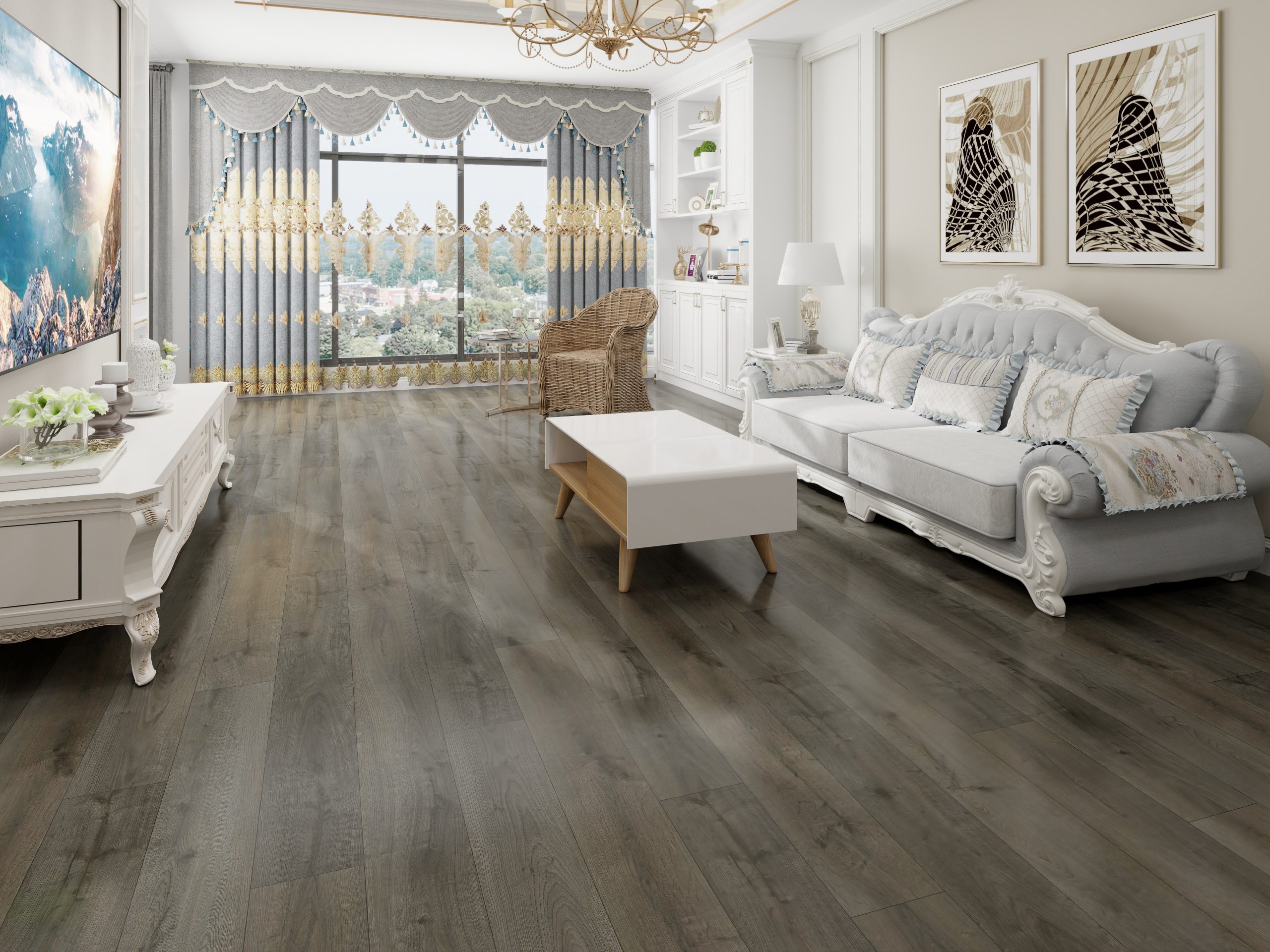 Lions Floor District - Bellevue 7.25 in x 48 in 6 mil