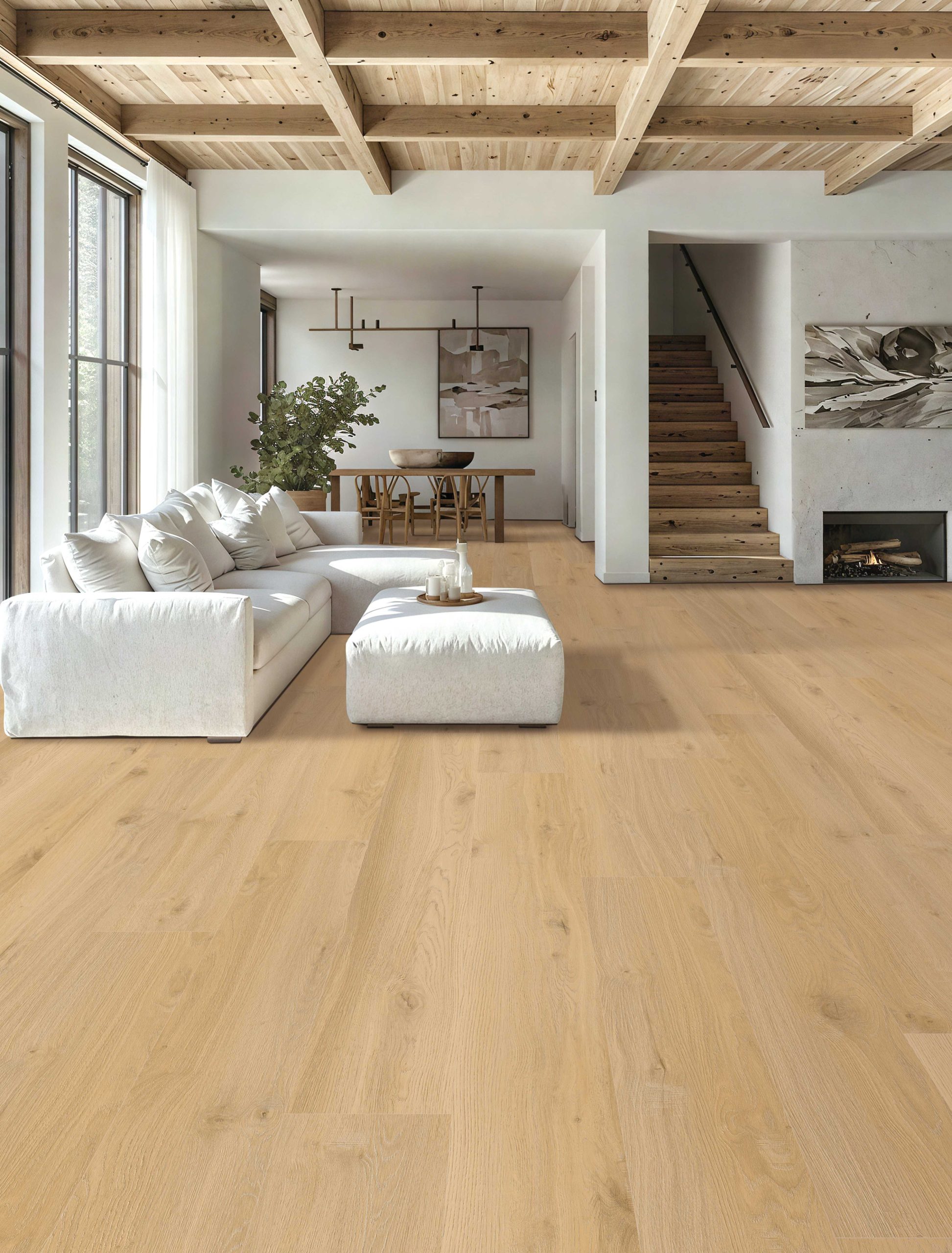 Lions Floor Lions Reservation - Savanna Gold 7 in x 60 in 20 mil
