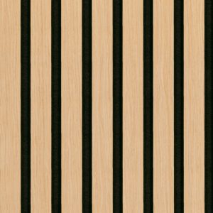 MSI Standard Slat Panels - Almond Acoustic Wood Slat  24 in x 48 in