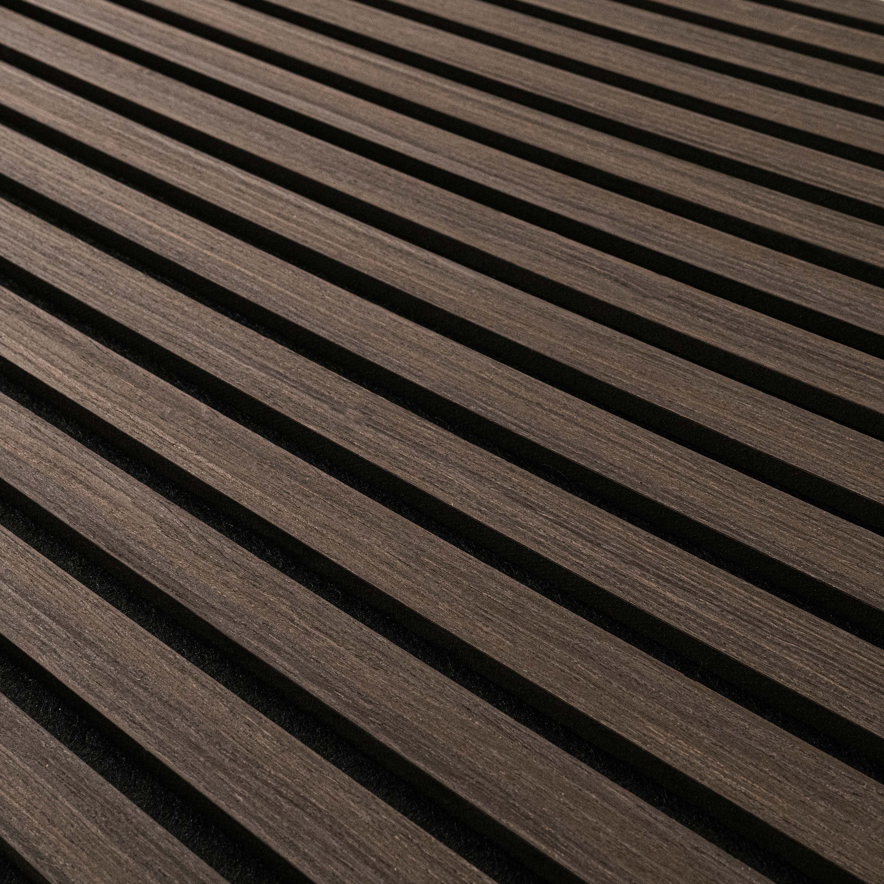 MSI Standard Slat Panels - Espresso Acoustic Wood Slat 24 in x 48 in