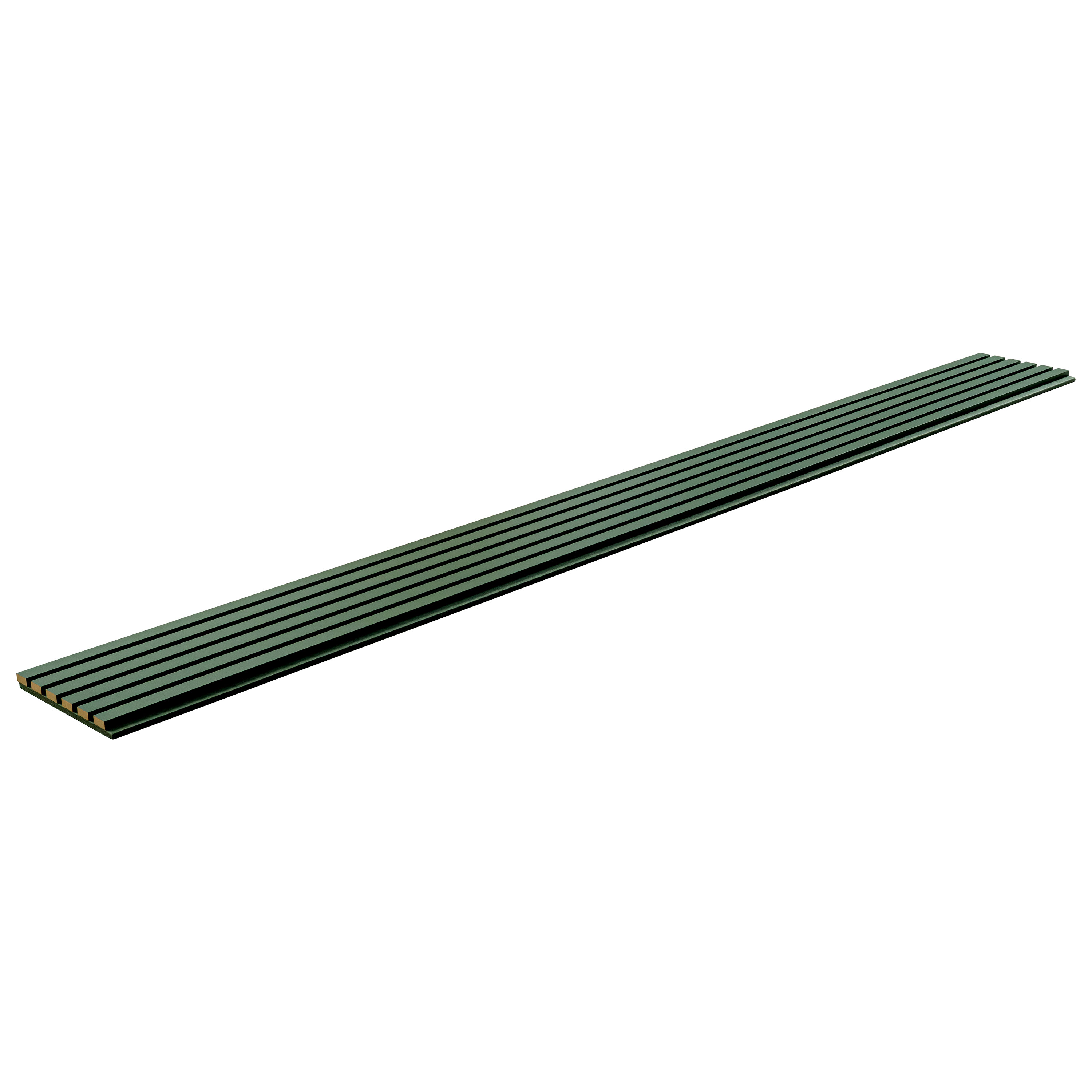 MSI Painted Slat Panels - Jade Acoustic Slat Wall Panel 9.5 in x 94.5 in