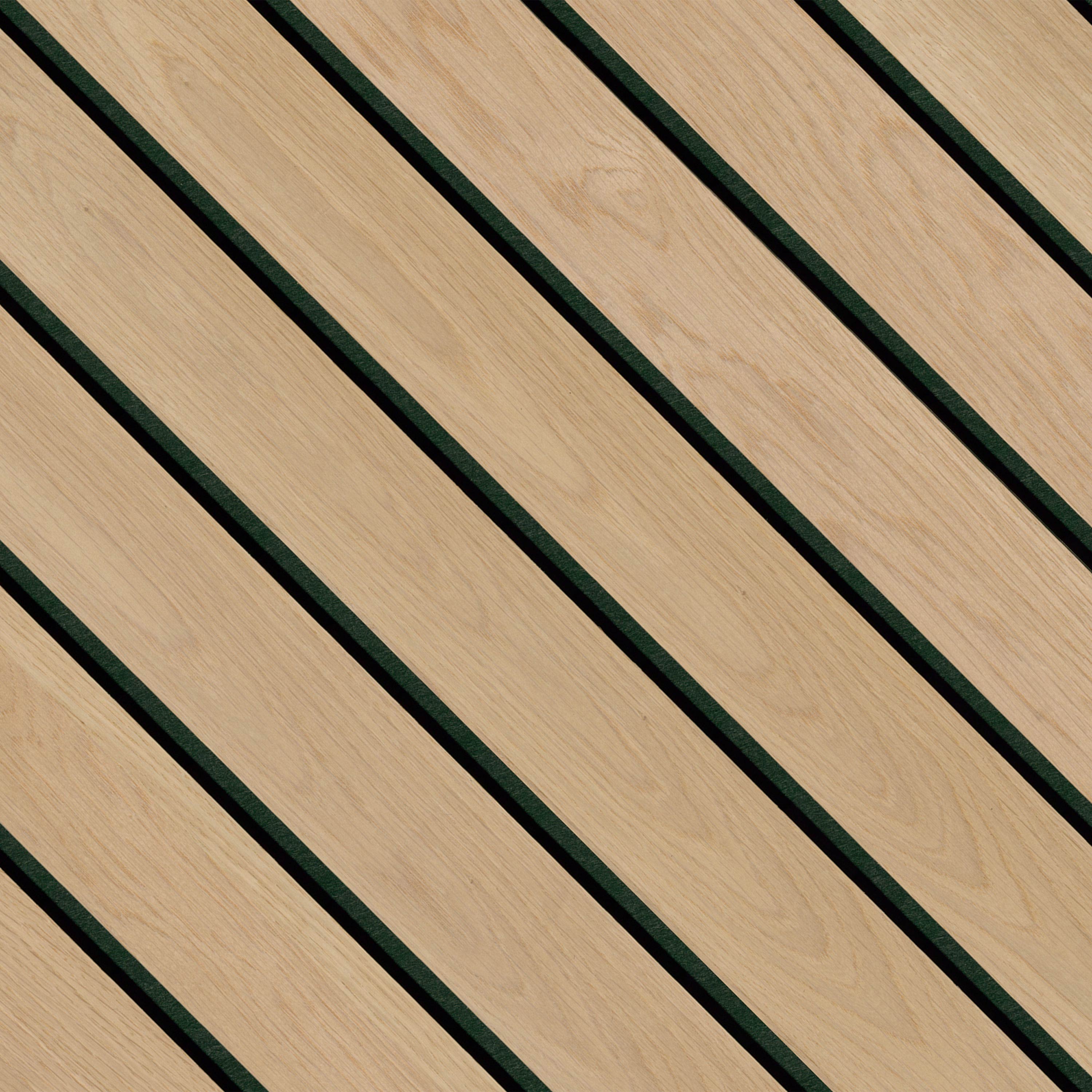MSI Macro & Reeded Slat Panels - Natural Macro Acoustic Wood Slat Panels 10.63 in x 94.5 in