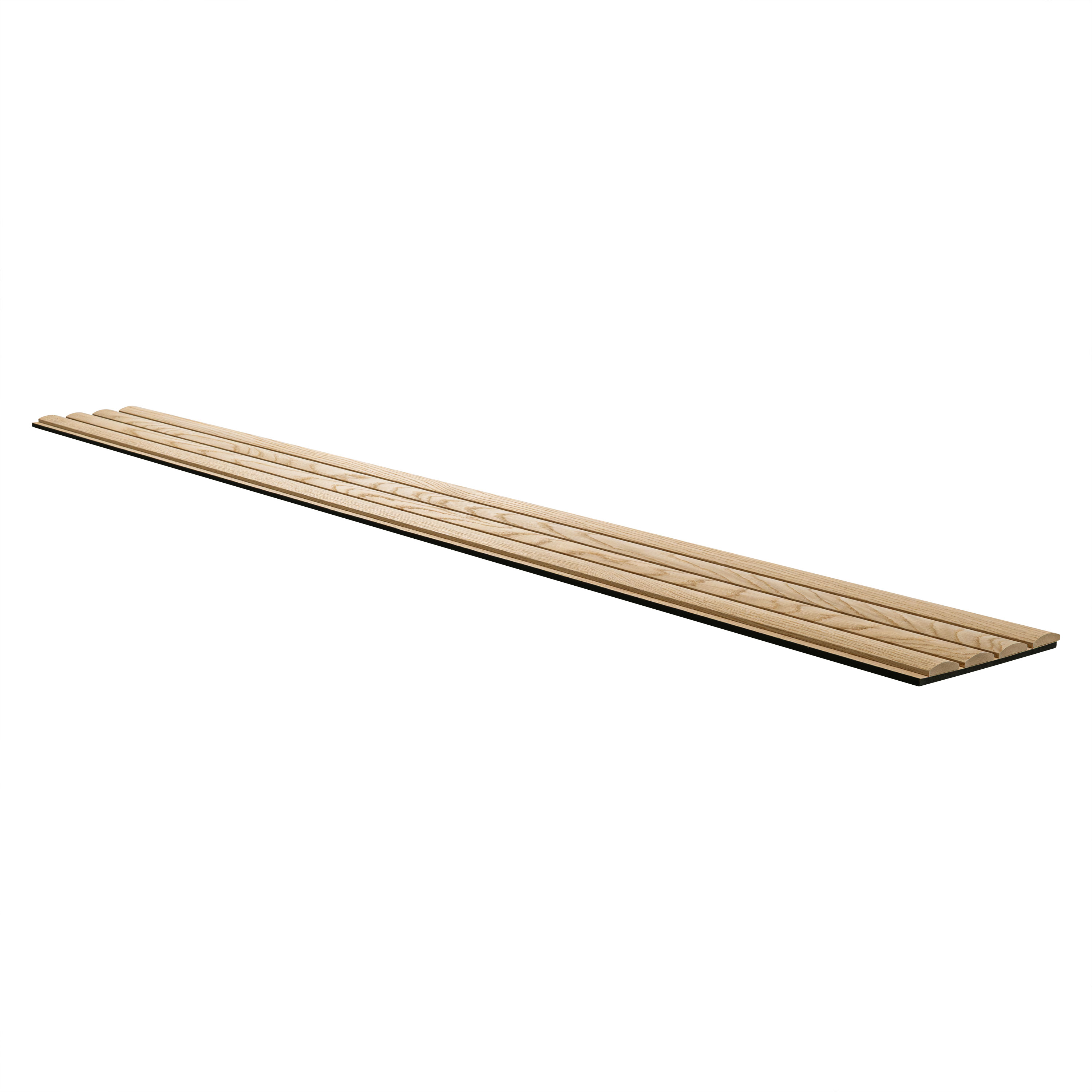 MSI Macro & Reeded Slat Panels - Natural Reeded Acoustic Wood Slat Panels 9.5 in x 94.5 in