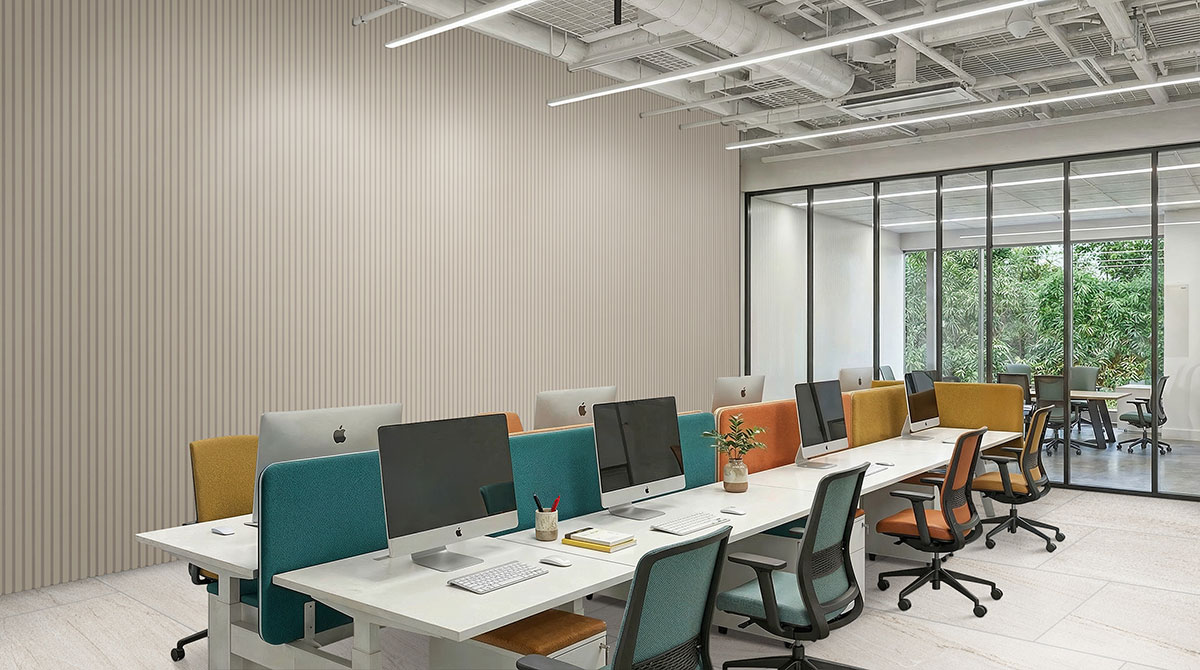 MSI Painted Slat Panels - Dusk Acoustic Slat Wall Panel 9.5 in x 94.5 in