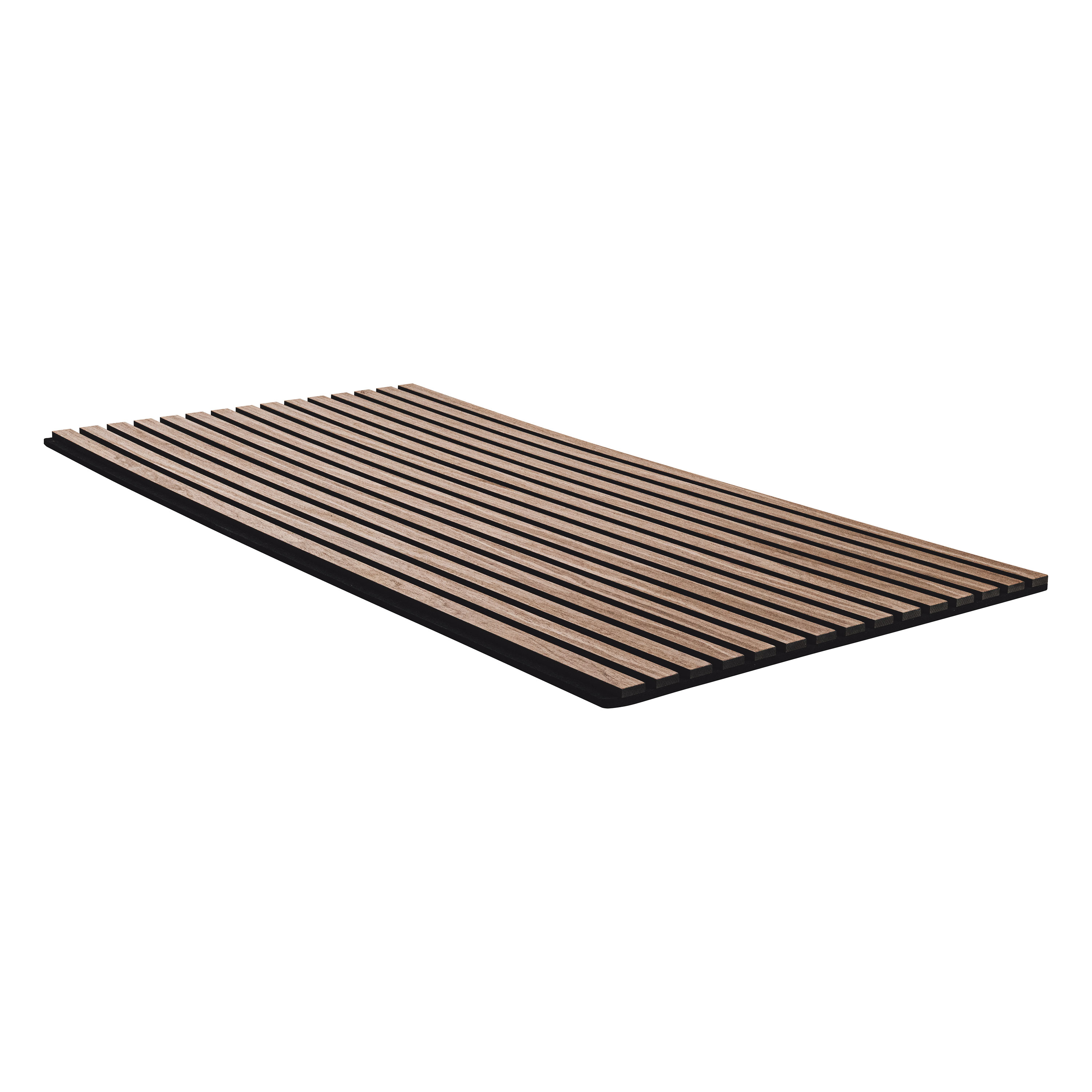 MSI Standard Slat Panels - Sable Acoustic Wood Slat 24 in x 48 in