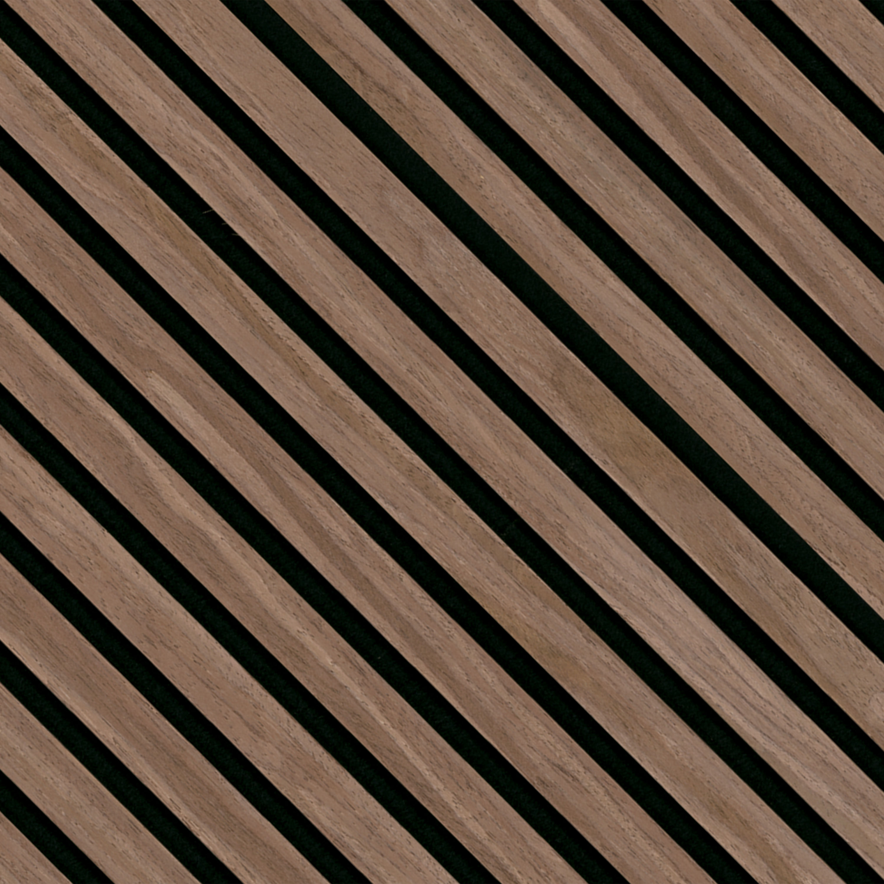 MSI Standard Slat Panels - Sable Acoustic Wood Slat 24 in x 48 in