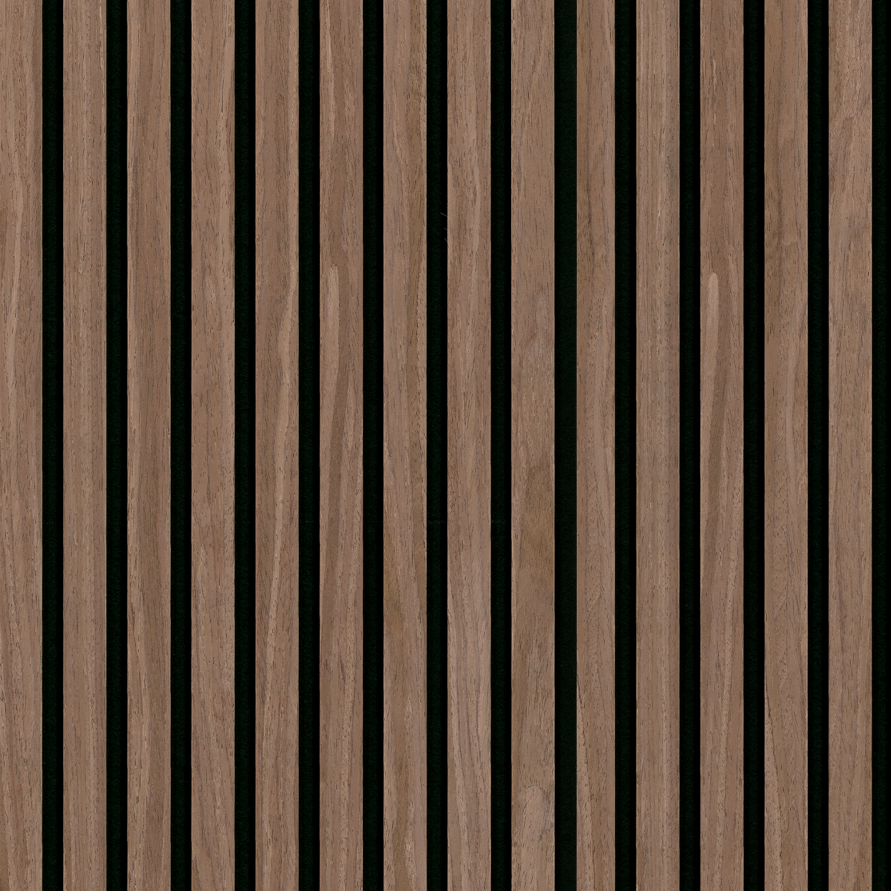 MSI Standard Slat Panels - Sable Acoustic Wood Slat 24 in x 48 in