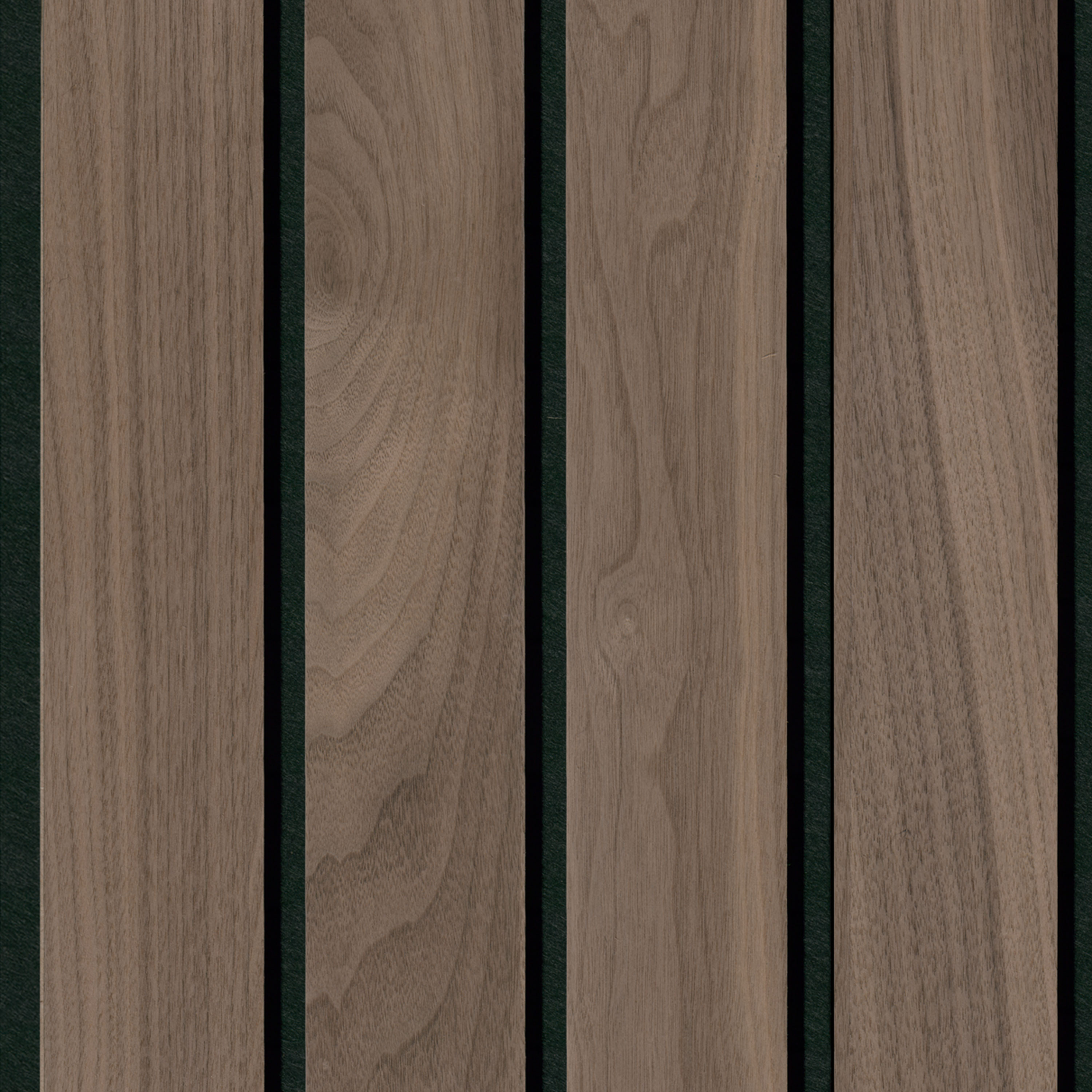 MSI Macro & Reeded Slat Panels - Tawny Macro Acoustic Wood Slat Panels 10.63 in x 94.5 in