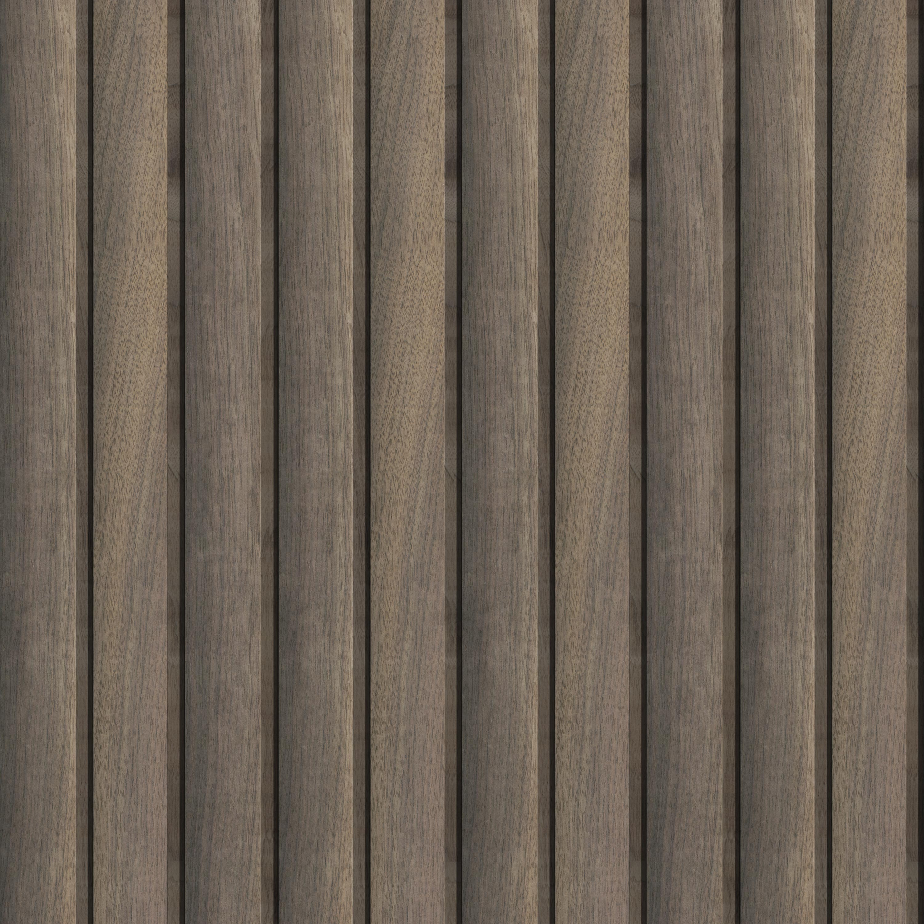 MSI Macro & Reeded Slat Panels - Tawny Reeded Acoustic Wood Slat Panels 9.5 in x 94.5 in