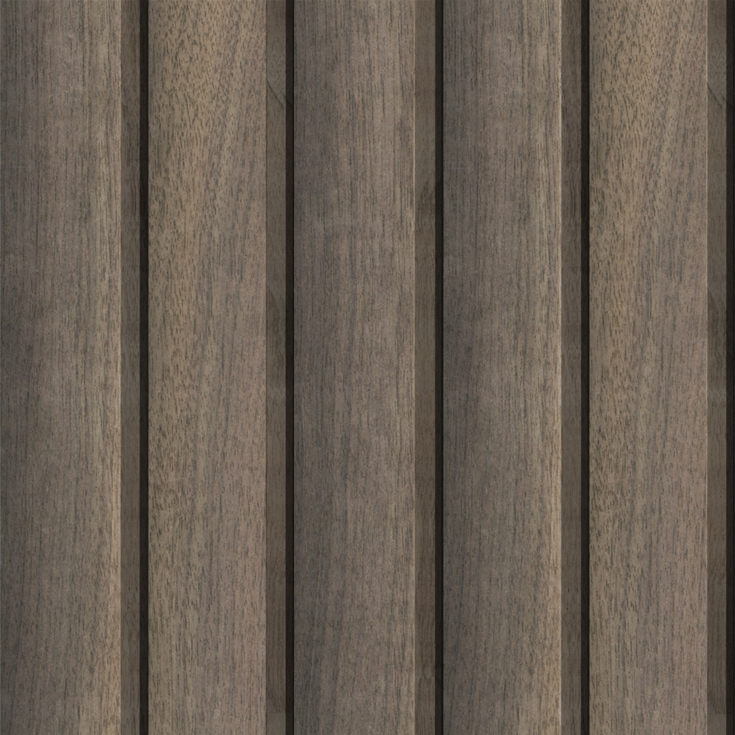 MSI Macro & Reeded Slat Panels - Tawny Reeded Acoustic Wood Slat Panels 9.5 in x 94.5 in