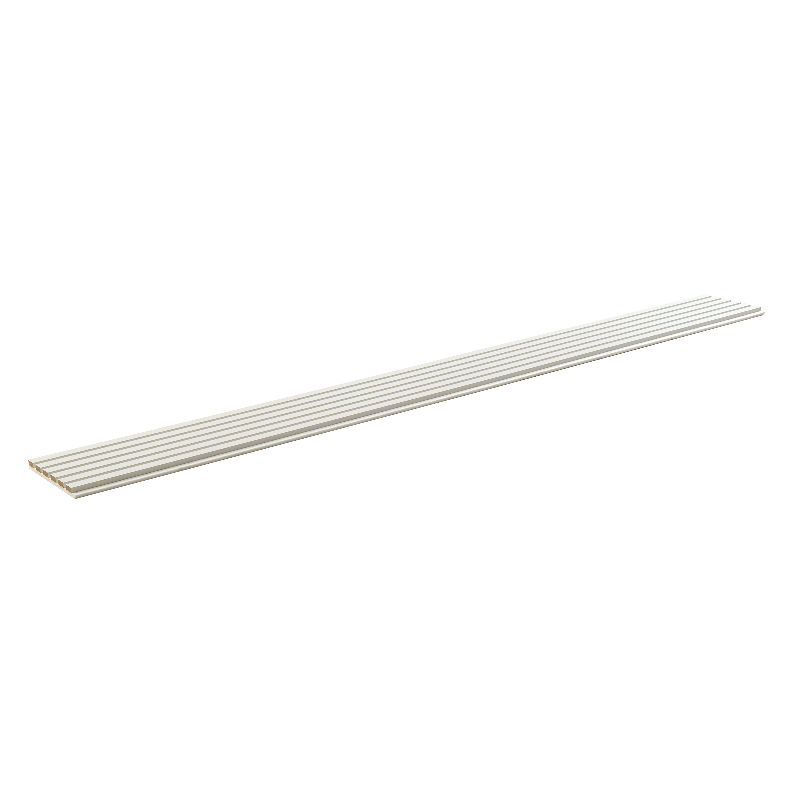 MSI Painted Slat Panels - White Acoustic Slat Wall Panel 9.5 in x 94.5 in