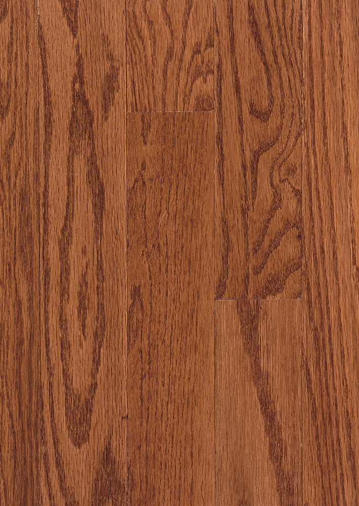 Hartco Beaumont - WarmSpice (Medium Brown) 3" wide 3/8" thick in Red Oak