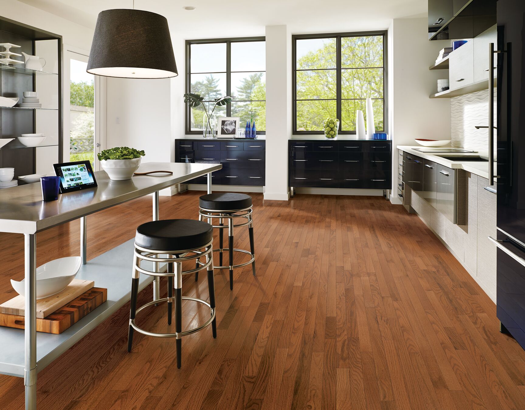 Hartco Prime Harvest - Gunstock (Reddish Brown) 3-1/4" wide 3/4" thick in Red Oak