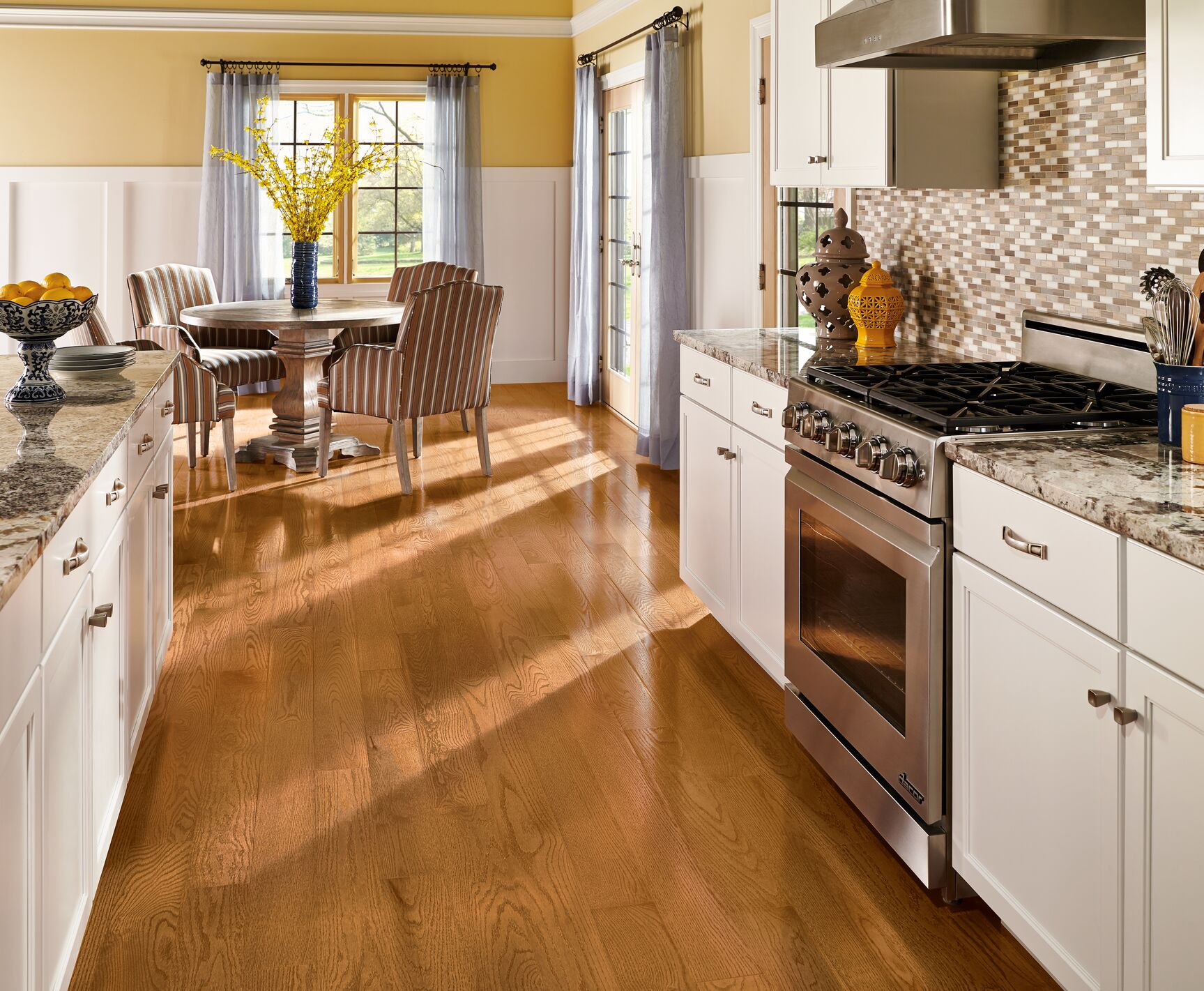 Hartco Prime Harvest - Butterscotch (Light Brown) 5" wide 3/4" thick in Red Oak