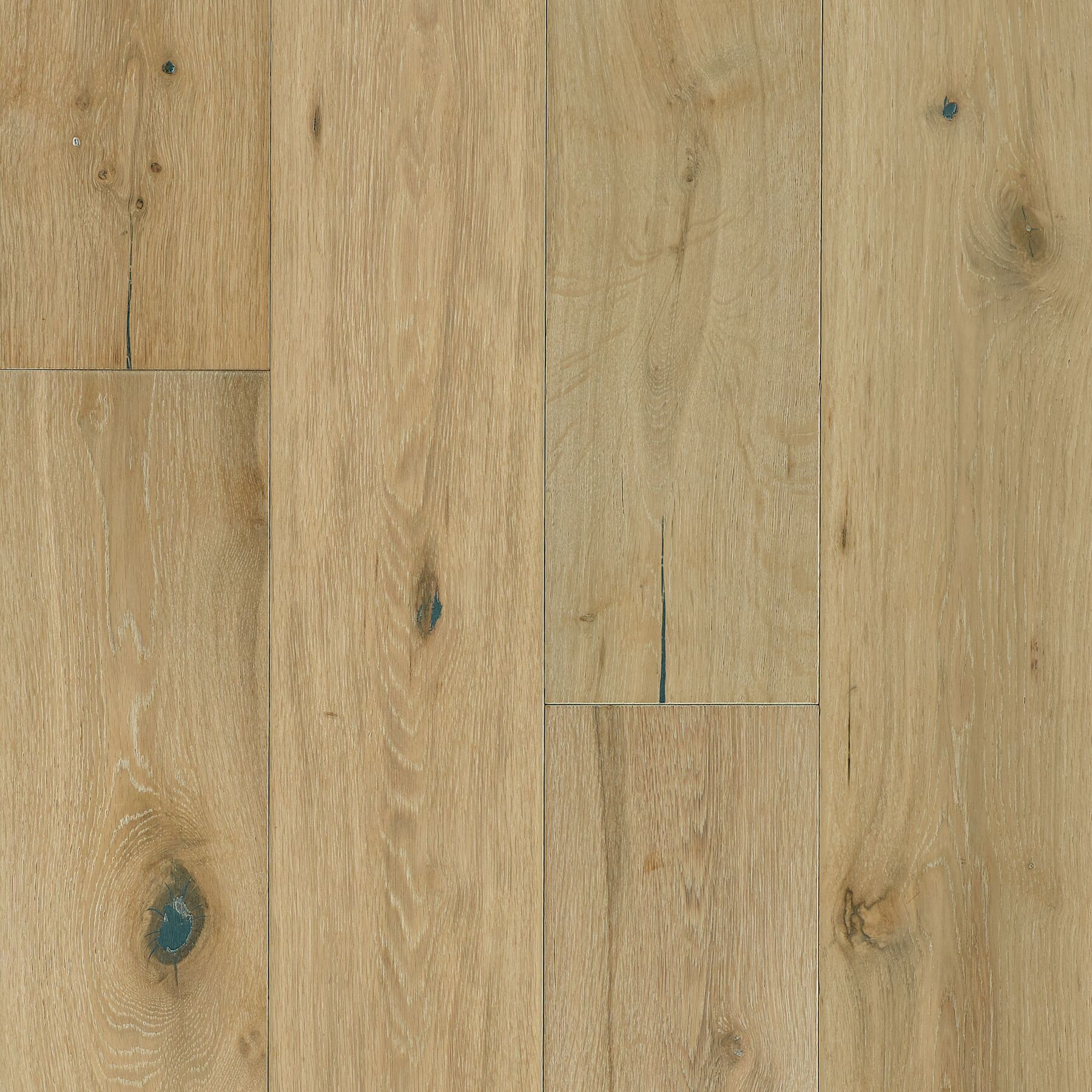 Hartco TimberBrushed - New Moon (Medium Gray) 6-1/2" wide 7/16" thick in White Oak