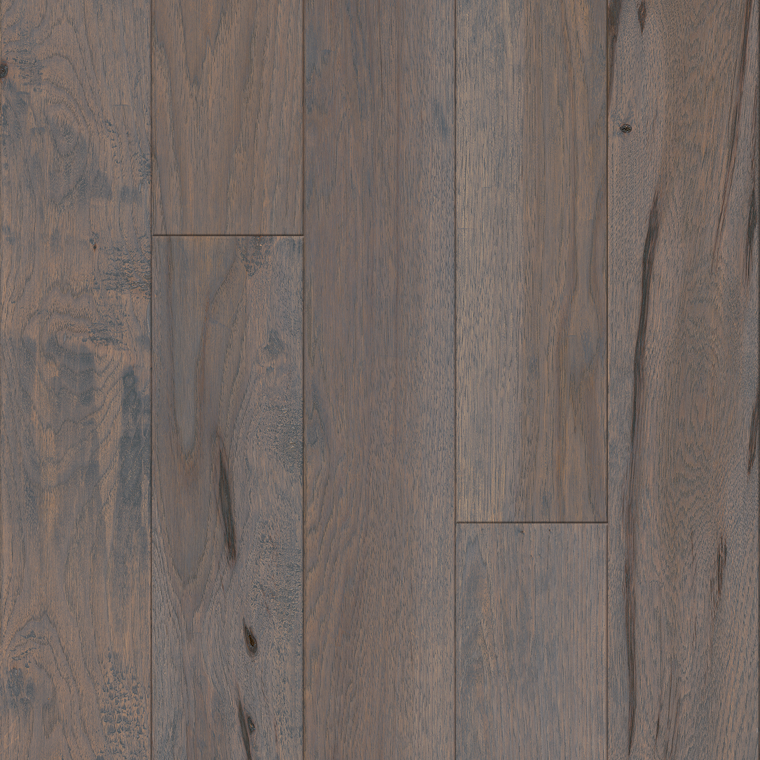 Hartco American Scrape - Summer Memory (Medium Gray) 5" wide 3/4" thick in Hickory