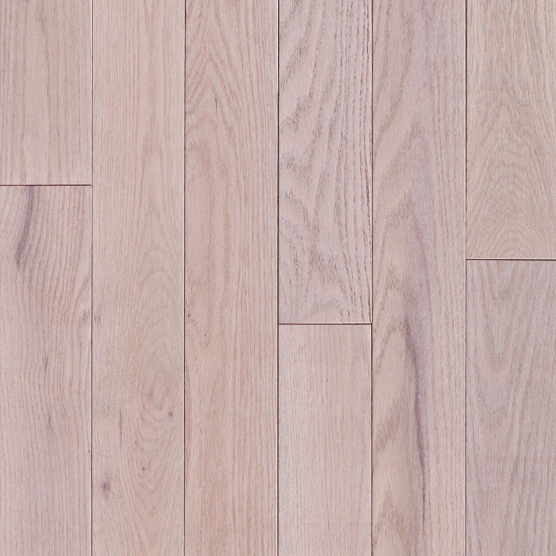 Hartco Nature Walk - Flawless Minimalism (White) 4" wide 3/4" thick in Red Oak