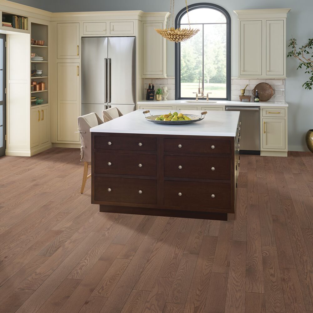 Hartco Prime Harvest - Dreamiest Taupe (Light Brown) 5" wide 3/4" thick in Red Oak