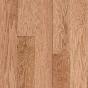 Hartco TimberBrushed - New Neutral (Light Brown) 5" wide 3/4" thick in Red Oak